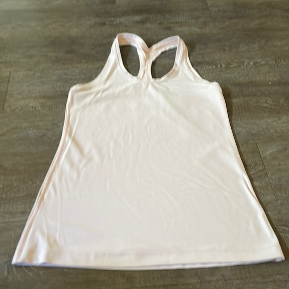 Like New Lululemon Cool Racerback Tank Top size 10 light pink Nulu - Picture 1 of 3